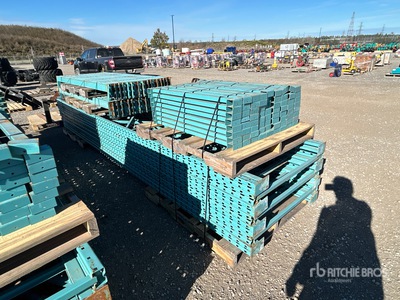Quantity of (1) Qty 7 Uprights 16 Ft x 42 in, Qty 36 Beams 8 Ft, Qty 72 Pallet Crossers 42 in Pallet Racking