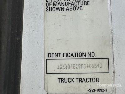 2015 Kenworth T-680 Cabina per trattore stradale 2 assi