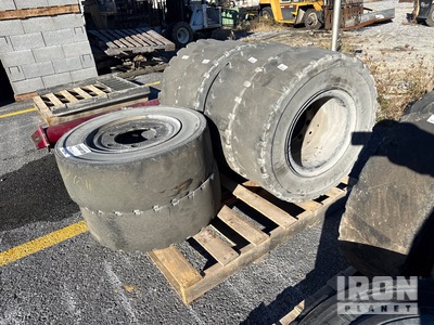 Quantity of (6) AICHI 8.25-15/6.50 Tires w/Wheels