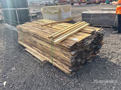 Quantity of (340) 1 in x 6 in x 8 ft Fence Plank