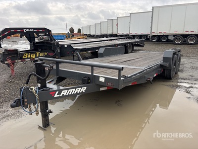 2023 Lamar 21 ft T/A Tilt Deck Trailer