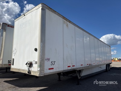 2016 Wabash DVCVHPC 53 ft x 102 in T/A Van Trailer