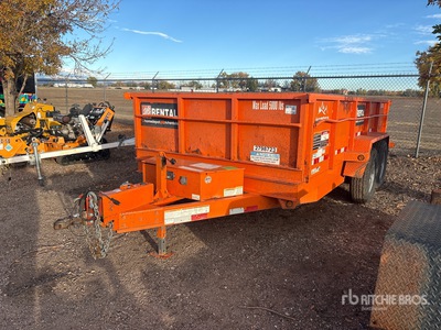 2019 Snake River 14 ft T/A Tipping Utility Trailer