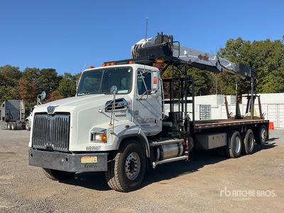 IMT 24562 5000 lb Straight Boom on 2014 Western Star 4700SB 8x4 Crane Truck