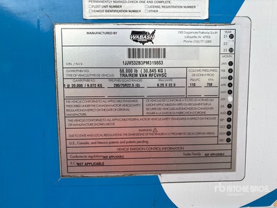 2023 Wabash 53 ft T/A を見 Reefer Trailer
