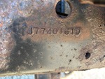 General Appearance with Frame Stamp Serial Number/VIN Photo