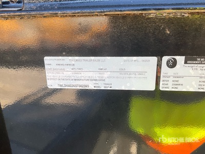 2025 Trailmaxx Equipment Trailer