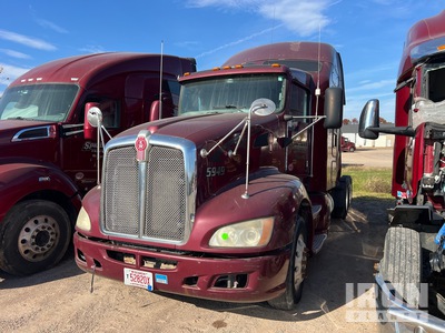 2010 Kenworth T660 6x4 Sleeper Truck Tractor