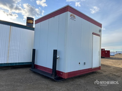 12 ft x 10 ft Skid-Mounted Water Shack