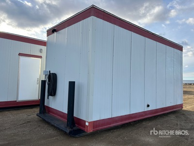 20 ft x 10 ft Skid-Mounted Sewer Shack w/Transfer Pumps