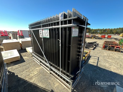 Quantity of KJ K0710-30 10 ft x 7 ft Powder Coated bouw hek