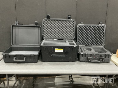 (1) Tool Box, (1) Storage Drum & (16) Assorted Storage Cases