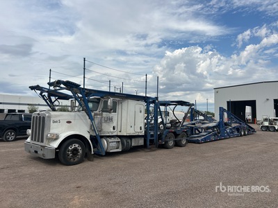 2016 Peterbilt 389 6x4 Sleeper Car Carrier Truck