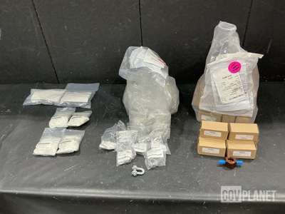 (31) Connectors, (38) Pipe-To-Tube Elbows, (161) Shackles & Assorted Items