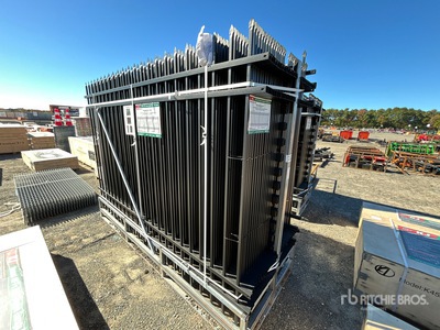 Quantity of KJ K0710-30 10 ft x 7 ft Powder Coated bouw hek