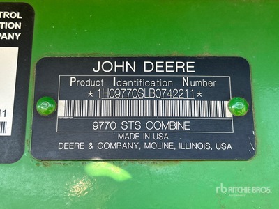 John Deere 9770 STS Moisonneuse-batteuse