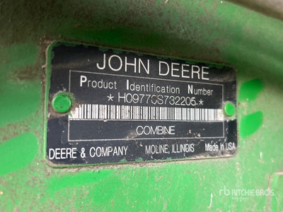 John Deere 9770 STS Moisonneuse-batteuse