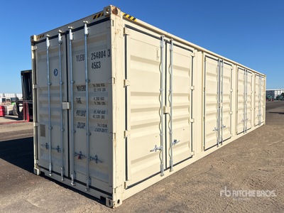 2026 40 ft High Cube Multi-Door Storage Container