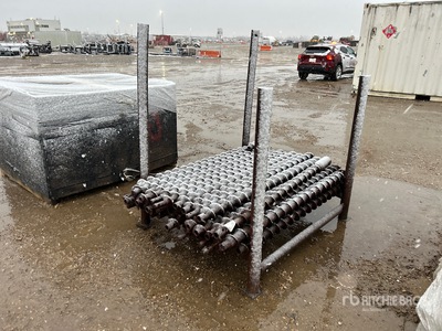 Quantity of (39) Flighted Auger Drill Stem