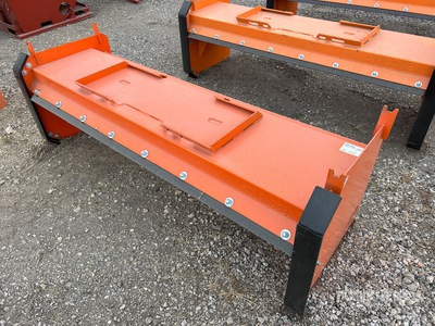 2026 Kit Containers QT-SP-8-23-PB-SB 92 in Skid Steer Snow Pusher (Unused)