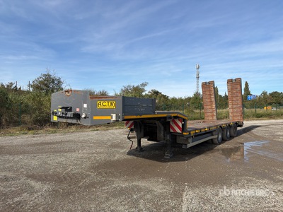 2014 Actm S 46315 Tri/A Semi-Remorque Porte-Engin Lowboy Trailer