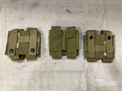 (386) Double 40mm Grenade Pouches