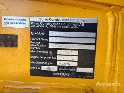 2022 Volvo A45G Wywrotka przegubowa