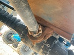 Drivetrain with Rear Axle Oscillating Pin