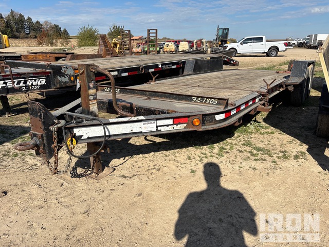 2014 (unverified) Towmaster T-12DT 22 ft T/A Tilt Deck Trailer