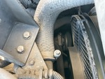 Engine with A/C Compressor