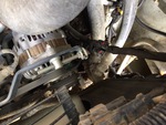 Engine with A/C Compressor