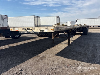 2006 Transcraft 40000 lb 48 ft T/A Flatbed Trailer