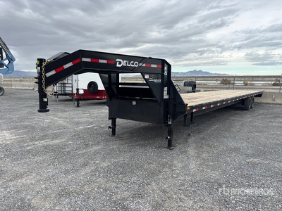 2027 Delco 7000 lb 40 ft T/A Gooseneck Equipment Trailer