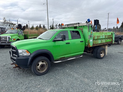 2016 Ram 5500 4x4 Crew Cab Dump Truck
