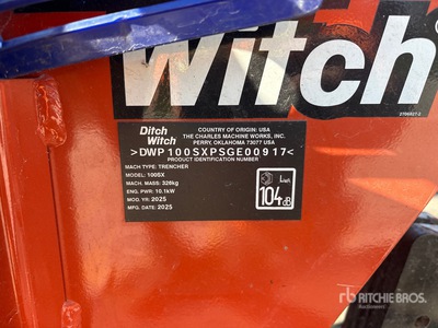 Ditch Witch 100SX ケーブルプラウ