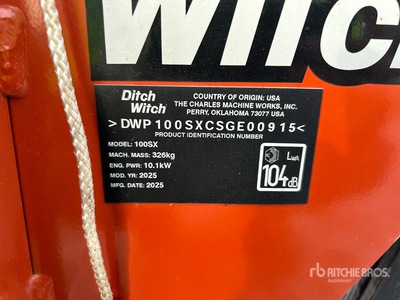 Ditch Witch 100SX Walk Behind Kabelploeg