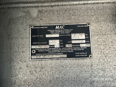 2008 MAC Remolque caja abierta