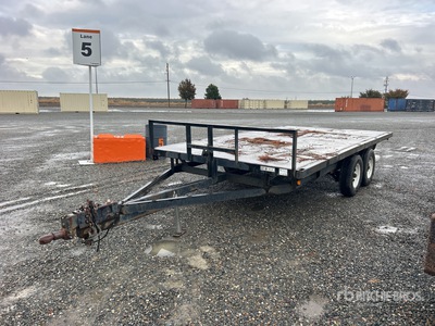 2001 16 ft T/A Flatbed Trailer