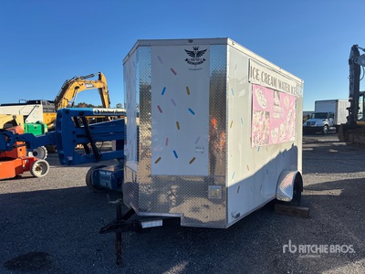 2024 Empire 6X12SA 12 ft S/A Remolque de Comida