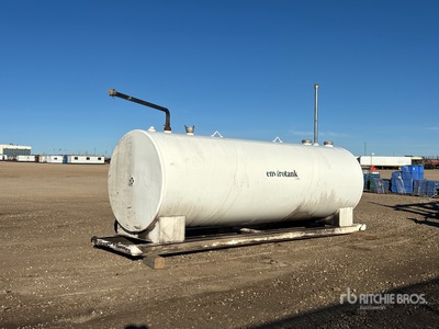 2015 Envirotank 9100 L Skid Mounted Steel Used Oil Tank
