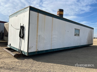 40 ft x 12 ft Skid-Mounted Oficina móvil