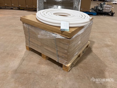 Quantity of (7) 50 ft Roll of 1/4 in x 3/8 in Insulated Mini Split Line Set (Unused)
