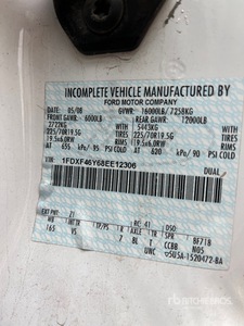 2008 Ford F-450 Camion de servicios