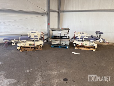 (2) Styker Birthing Beds & (1) Midmark Examination Tables