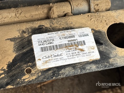 2008 Cub Cadet Côte à côte