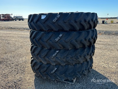 Quantity of (4) Goodyear Ultra Sprayer 380/90R46 Tires - Fits Case IH