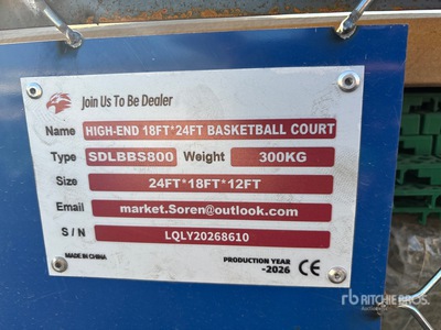 2026 SDLBBS800 Basketball Court Varios, Articulos y equipos deportivos
