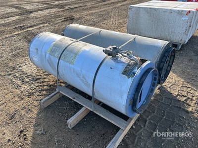 Quantity of (2) Steel Hot Water Tank