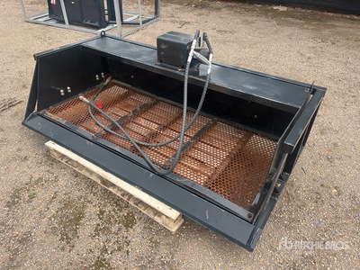 2025 GIYI VB59 2000 mm Vibrating Skid Steer Bucket (Unused)