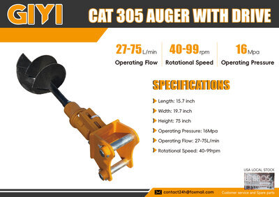 2026 GIYI 16 in Cat 305 Baggerschnecke (Unused)